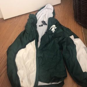 MSU rain jacket